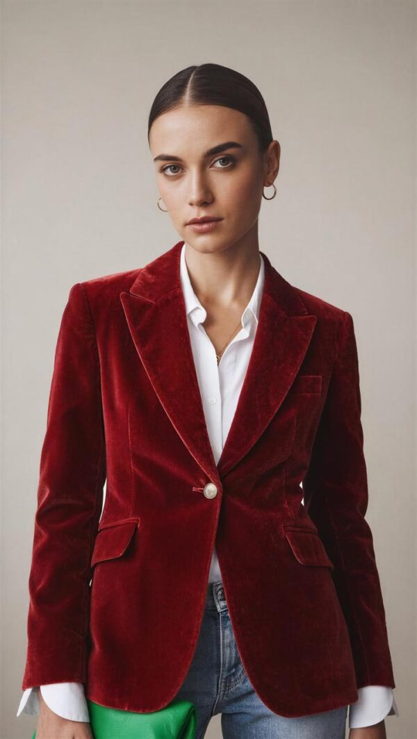 Blazer terciopelo Modelo Amore código 058