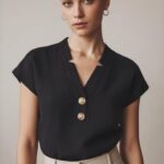 Blusa de lino Modelo Florencia código 031