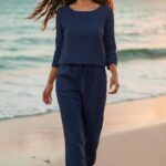 Conjunto de lino Modelo Breatrice código 061