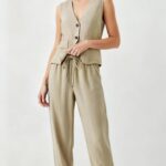 Conjunto de lino Modelo Sofía código 062