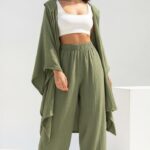Conjunto de pantalón y caperuza Modelo Marcella código 037
