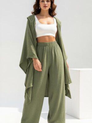 Conjunto de pantalón y caperuza Modelo Marcella código 037