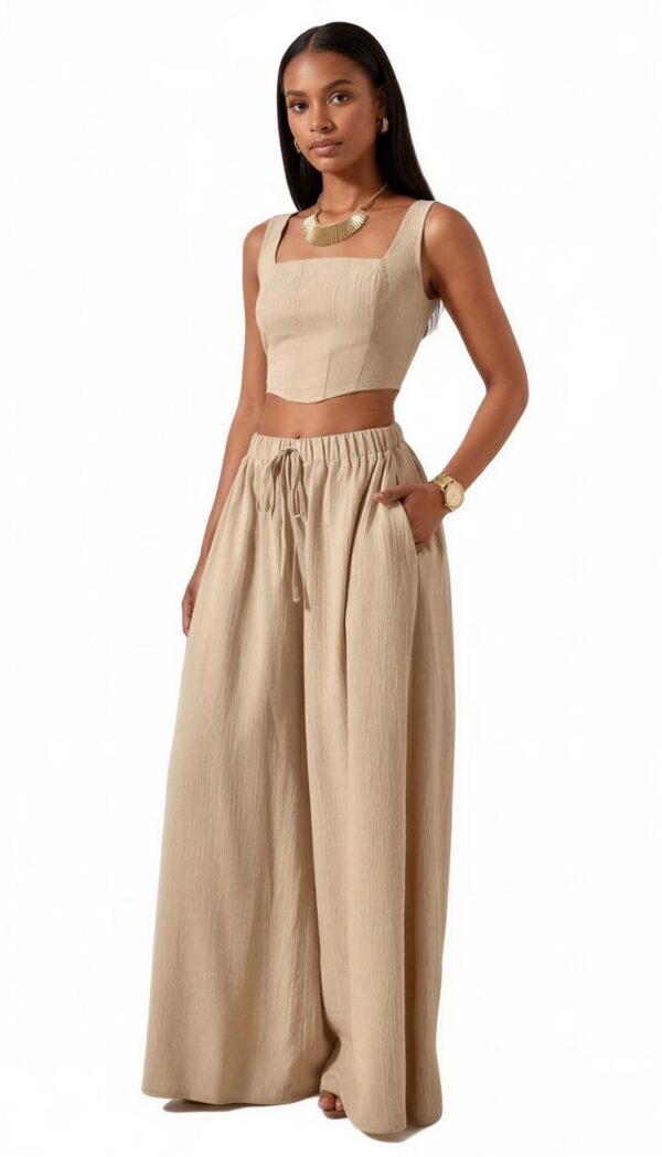Conjunto de pantalón y top Modelo Loreto Código 095