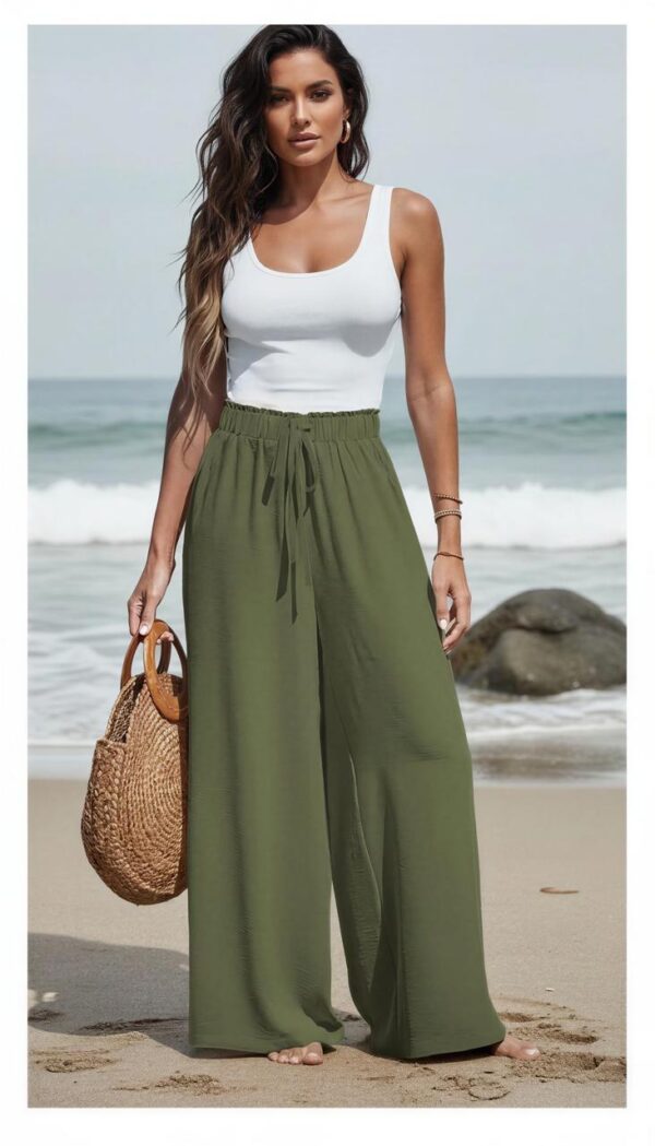Pantalón de lino algodón Modelo Constanza código 060
