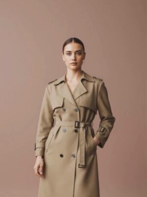 Gabardina corta Modelo Chloe código 094
